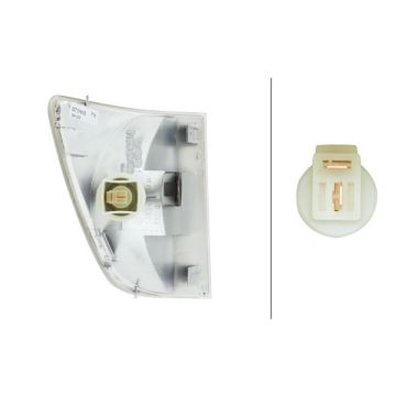 ΦΑΝΑΡΙ ΦΛΑΣ ΕΜΠΡΟΣ MERCEDES ΑΡΙΣΤΕΡΟ SPRINTER ΛΕΥΚΟ 9018200121 30502000  EUROLITES LEART 30.502.000 (30502000) MERCEDES SPRINTER 2-t 1995-2006 - 