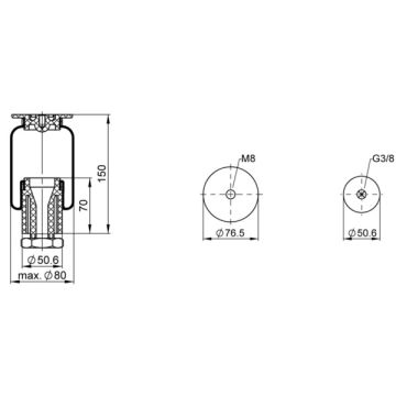 ΑΕΡΟΦΟΥΣΚΑ ΒΑΣΗΣ ΣΥΜΠΙΕΣΤΗ AC  A0005531010 SETRA   SZ35-11 63619 CONTITECH 4.731.046.000 KASSBOHRER 4.731.046.000 SETRA 4731046000 4731046000 KASSBOHRER - 