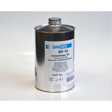 GIN105016    SANDEN  ΛΑΔΙ   ΚΟΜΠΡΕΣΣΕΡ     Λάδι συμπιεστή ORIGINAL SANDEN SP10 - Περιεκτικότητα: 1000ml - 