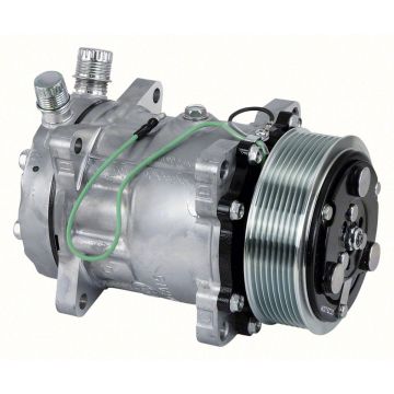 40405137  ΚΟΜΠΡΕΣΕΡ  SANDEN, SD7H15 6008, 24V, 8PV, 119MM, VERT O-RING, EAR MOUNT, R134A   ΣΥΜΠΙΕΣΤΗΣ SANDEN SD7H15 119PV8   24V COMPRESSOR, SANDEN SD7H15 6008 LIEBHERR, 24V 119mm 8PV R134a VERT O-RING, EAR MOUNT, STEEL ARMATURE - 