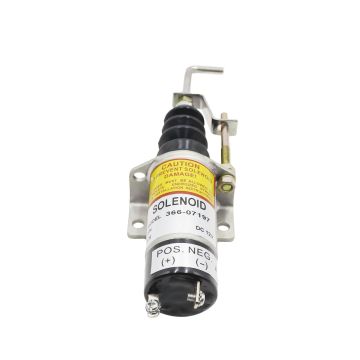 E-411AM1F  ΣΒΗΣΤΗΡΙ ΗΛΕΚΡΙΚΟ  Elettrostart E411A Stop Solenoid 12V    12V Fuel Shut Off Solenoid Valve Shutdown 12V 366-07197 for Lister Petter SA-3405T Solenoid, 12 V (E-411AM1F) E-0411 - 