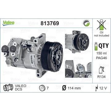 813269, VALEO ΚΟΜΠΡΕΣΕΡ    A/C SUZUKI   9520067JA0 SUZUKI GRAND VITARA   SUZUKI : 9520067JA0 SUZUKI GRAND VITARA  SELTEC VALEO ΚΟΜΠΡΕΣΕΡ COMPRESSOR SELTEC    Depuis 2005 Compressor Seltec Valeo compressor 5060410191     TYPE : DKV14C - 