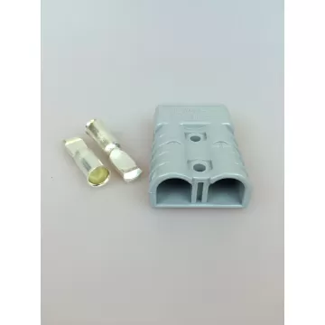 S175  GREY ΠΡΙΖΑ  ΡΕΥΜΑΤΟΣ   ΚΛΑΡΚ  170A  grey  Anderson Connector 175Amp 600V Grey Plug Cable Terminal Battery Power    Description	Plug for coffeemaker  Vergl.-Nr./Ref.: 321.002.000.0 , A 000 824 75 65 , 36.25435-0062 , 32.1002.10.00 - 