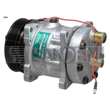 7303 5800009   ΣΥΜΠΙΕΣΤΗΣ SANDEN SD7H13 119PV8 12V V-OR   COMPRESSOR SD7H13 MODEL - SD7303 PULLEY - 119MM BEL - 