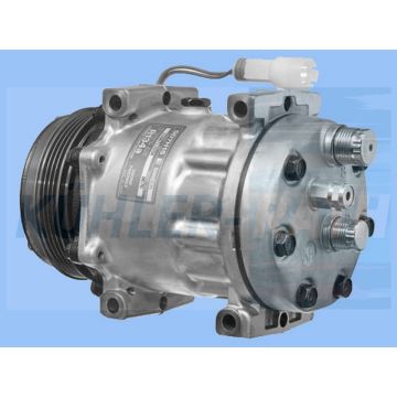 SD7H15-8076 ΚΟΜΠΡΕΣΣΕΡ  SANDEN  LAND ROVER DEFENDER MODEL-(2.5 TD5) 112MM PK - 4    LAND ROVER OE No.	JPB101200  	SANDEN 12 V  112  4 PV  Oil  PAG 100  - 