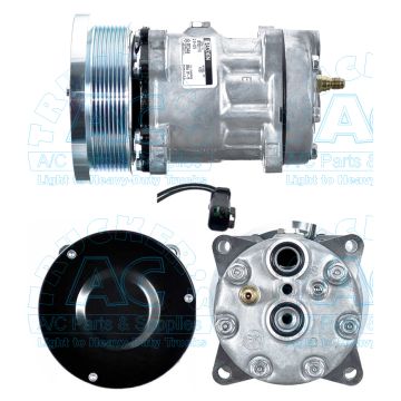 40405231  ΣΥΜΠΙΕΣΤΗΣ CATERPILLAR 24V SD7H15 138 PV8  24V    COMPRESSOR, NEW, SANDEN 7H15, CATERPILLAR, U4726 24V 8PV 133mm, REAR PAD NCSU  Fix R134a Sanden 4487 CATERPILLAR 141-9676   OEM  1149487 - 1416155 - 1419616 - 1769676 - 2180234 - 4487 - 4726   - 