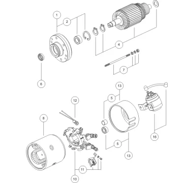4822 ΜΟΤΕΡ  ΥΔΡΑΥΛΙΚΗΣ ΠΟΡΤΑΣ     LETRIKA (ISKRA)  Motor DC AMJ5720 24V 2kW 2500t tp 24V 2.2kW (IM0139) (New)   11.216.208 AMJ5720 Letrika (Iskra) DC motor 11,216,208 AMJ5720 MAHLE Letrika (Iskra) DC Motor - 