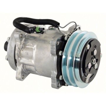 8033 SANDEN ΣΥΜΠΙΕΣΤΗΣ SANDEN SD7H15 132A2 12V H-ROT  COMPRESSOR, SANDEN, 8033-7H15 12V 132MM 2-A, R134A REAR TUBE-O  - 