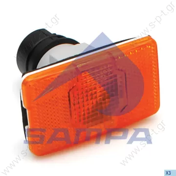 1.21474 DT Φώτα θέσης μπροστά  Side marking lamp, orange, with bulb Art. No. 1.21474    SCANIA 1365972 Marker Light SIDE LAMP 2493806474 1365972 FOR SCANIA 2.3 Series TRUCK SIDE LAMP - 