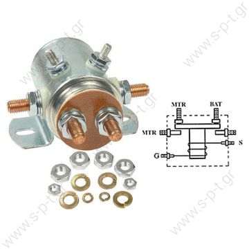 16029 CARGO  Solenoid PRESTOLITE 24V 100A/600A 5s 6T #