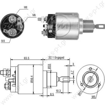 16344 ZM  Solenoid BOSCH 16344 ZM  Solenoid BOSCH