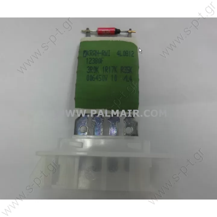 ΑΝΤΙΣΤΑΣΗ ΚΑΛΟΡΙΦΕΡ  OPEL Corsa 2000 Resistor VALEO# 509405 OE# 1854781 / 90535076 Αντίσταση καλοριφέρ Opel 4 επαφές Αντικαθιστά : OPEL 1845781, 90535076  KUHLER SCHNEIDER 8300931  VALEO 509405