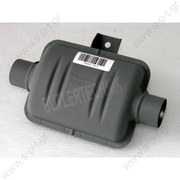 195.62E 1320840A  WEBASTO 19562 ΕΞΑΤΜΗΣΗ 38 MM Exhaust silencer D:38mm Webasto Webasto Websto: 19562E