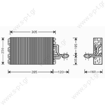 20211069  ΕΒΑΠΟΡΕΤΑ   VW T4, T5, 701820103A    AIR CONDITIONING  VOLKSWAGEN	Transporter T4	1.8	1990	1992     OEM:	701.820.103A    Volkswagen Transporter IV Serie VW TRANSPORTER EVAPORATOR 701820103A