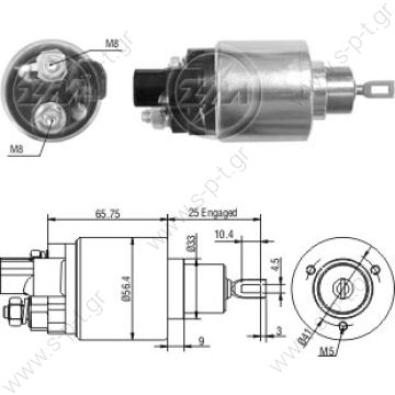 27262  ZM  Solenoid BOSCH 12V 3T TOYOTA 27262  ZM  Solenoid BOSCH 12V 3T TOYOTA