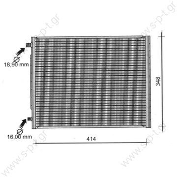 30311343CP Standard parallel flow Application: Multi Fit Applications  Description: A/C Multi-flow Condenser
