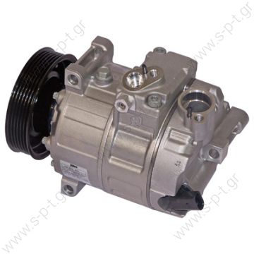 40430244  Volkswagen   OE: 1K0820803F - 1K0820803G - 1K0820803H -  COMPRESSOR, NEW, ZEXEL, VOLKSWAGEN GOLF 07/04- 2.0L FSI  699357 Compressor A / C Valeo DCS17E; 110 mm; PV6; 12V; IN; Audi A1, A3, TT; Seat Altea, Leon, Toledo, Skoda  40430244  Volkswagen   OE: 1K0820803F - 1K0820803G - 1K0820803H -  COMPRESSOR, NEW, ZEXEL, VOLKSWAGEN GOLF 07/04- 2.0L FSI  699357 Compressor A / C Valeo DCS17E; 110 mm; PV6; 12V; IN; Audi A1, A3, TT; Seat Altea, Leon, Toledo, Skoda