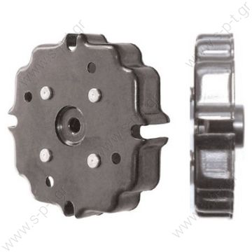 40455122  A/C Compressor Hub, DENSO 7SEU16C, Diameter 87,00 mm   Spare parts for compressors > Clutch  > Denso Clutch cover 6SEU12C / 7SEU16C-17C 40455122  A/C Compressor Hub, DENSO 7SEU16C, Diameter 87,00 mm   Spare parts for compressors > Clutch  > Denso Clutch cover 6SEU12C / 7SEU16C-17C