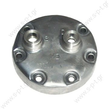 SANDEN SD7 404600037H13 / 7H15 -  ΚΑΠΑΚΙ SANDEN SD7 MD H-ROT HEAD, SANDEN, REAR TUBE-O 709, 7H13/15 R134A MD OE: 7402-9630