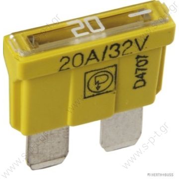 50295520  ΑΣΦΑΛΕΙΑ ΜΑΧΑΙΡΩΤΗ ΚΑΝΟΝΙΚΗ 20Α ΚΙΤΡΙΝΗ     HERTH+BUSS ELPARTS - Fuse ΑΣΦΑΛΕΙΑ 20Α 50295520  ΑΣΦΑΛΕΙΑ ΜΑΧΑΙΡΩΤΗ ΚΑΝΟΝΙΚΗ 20Α ΚΙΤΡΙΝΗ     HERTH+BUSS ELPARTS - Fuse ΑΣΦΑΛΕΙΑ 20Α