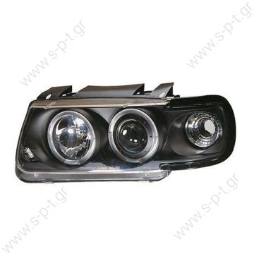 6N1 Τύπου Angel Eyes Φανάρια 10/94-9/99 Black