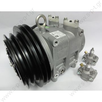 VALEO TM55  TM55 - 2G "B" - 220mm   COMPRESSOR SELTEC ZEXEL TM55 / 24V   Compressor complete with connector valve 24V 550CC 4P  VALEO GROUP (SELTEC-ZEXEL)
