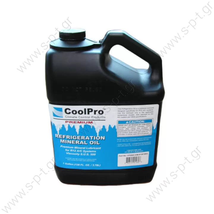 80813003    ΛΑΔΙ  ΚΟΜΠΡΕΣΕΡ    R12     CoolPro Refrigerant Mineral Oil for R12 AC Systems - 41-50000 by Omega     Oil R12 CoolPro (3,78 Kg)