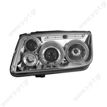 Bora Τύπου Angel Eyes Φανάρια 99- Chrome