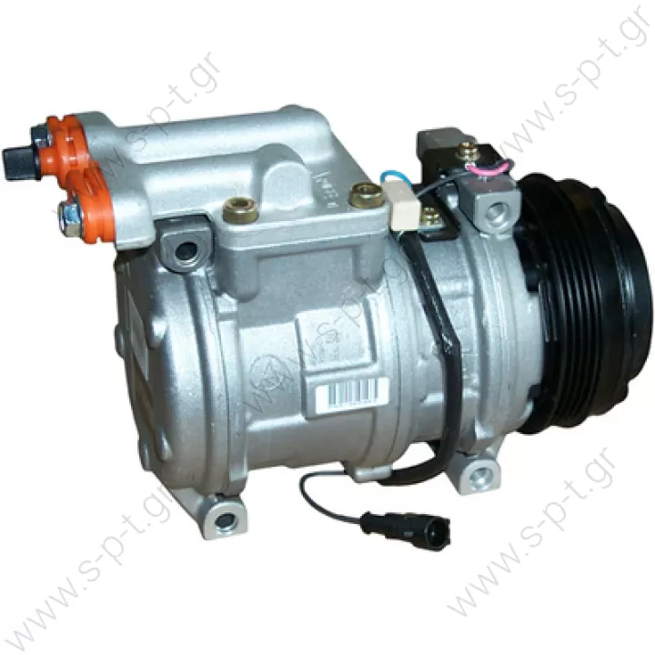 40440032CP ΣΥΜΠΙΕΣΤΗΣ IVECO EUROSTAR, STRALIS, TRAKKER   Compressor  Denso    ND10 PA17 (99488569)     Model: ND10 PA17 | Poly clutch V 4 grooves | Diameter 115mm |    IVECO Stralis OE: 500341617 - 500391499 - 504385146 - 99488569