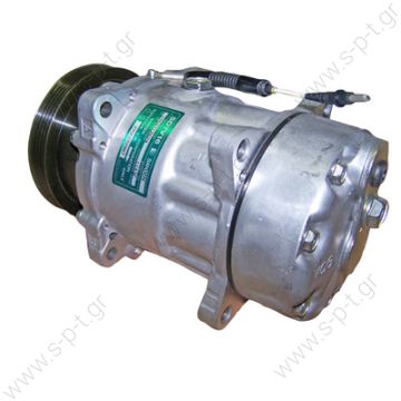 40405260 RENAULT Mégane I serie 1.4 - 1.6 40405260  Compressor Sanden variable SD7V16  1143  SD7H16; 120 mm; PV4; 12V; H; Renault Megane; Scenic      Renault  Mégane I Serie 1.4 - 1.6 Scénic I serie 1.6 16v 1143 / 1175 / 7700272987 / 7701499820 40405260 RENAULT Mégane I serie 1.4 - 1.6 40405260  Compressor Sanden variable SD7V16  1143  SD7H16; 120 mm; PV4; 12V; H; Renault Megane; Scenic      Renault  Mégane I Serie 1.4 - 1.6 Scénic I serie 1.6 16v 1143 / 1175 / 7700272987 / 7701499820
