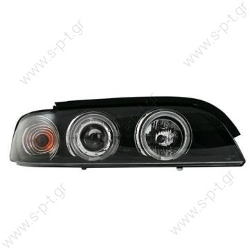 E39 95-03 Angel Eyes Φανάρια Black