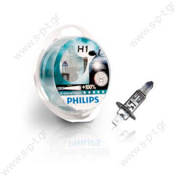 Philips X-treme Vision H1 +100% Philips - X-Treme Vision H1  Philips X-treme Vision H1 +100% Philips - X-Treme Vision H1
