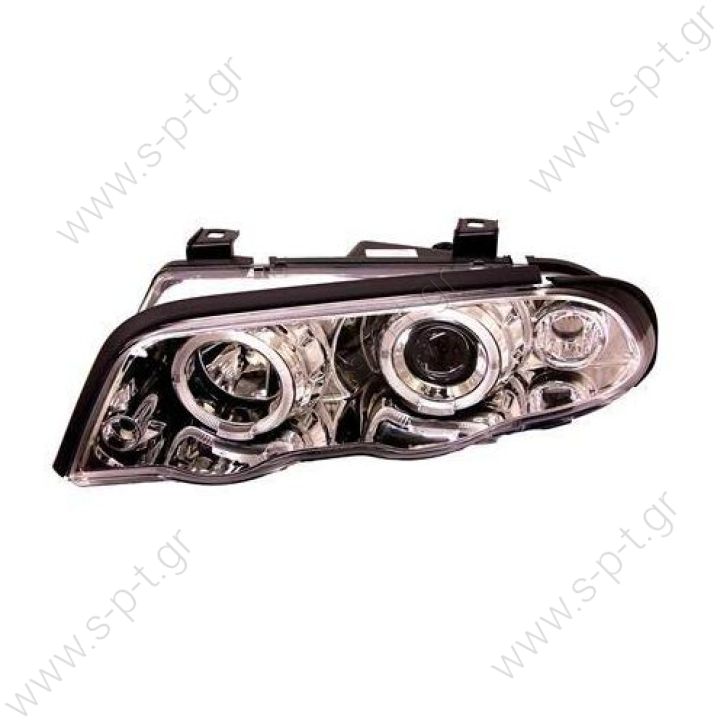 BMW E46 3er LIM. 98-01     E46 Sedan 98-01 Angel Eyes Φανάρια Chrome