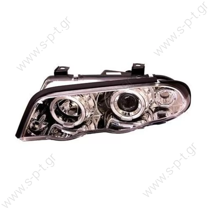 BMW E46 3er LIM. 98-01     E46 Sedan 98-01 Angel Eyes Φανάρια Chrome