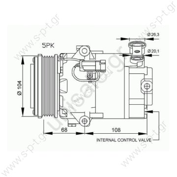 NRF 32398, Compressor, air conditioning OPEL ASTRA H 2004  NRF 32398, Compressor, air conditioning OPEL ASTRA H 2004