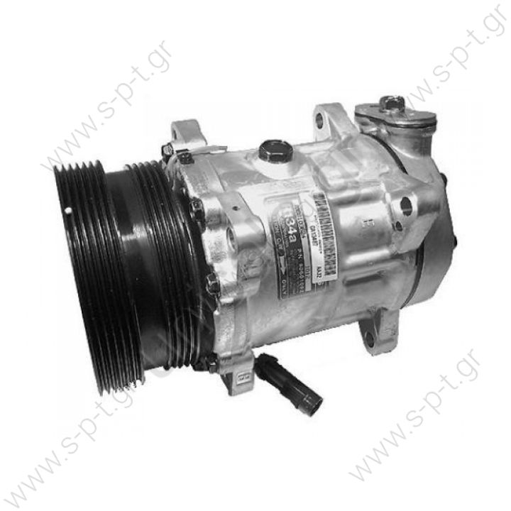 58712 MODEL ΣΥΜΠΙΕΣΤΗΣ  Compressor Sanden variable SD7V16    -ALFA ROMEO 155 (167) - 2.5V6 (167.A1C, 167.A1A) 10.9 ALFA ROMEO : 60601092 DIAM N GOR	TENSION	CULASSE 129_PV6/120_PV4	12	PAD_VERT