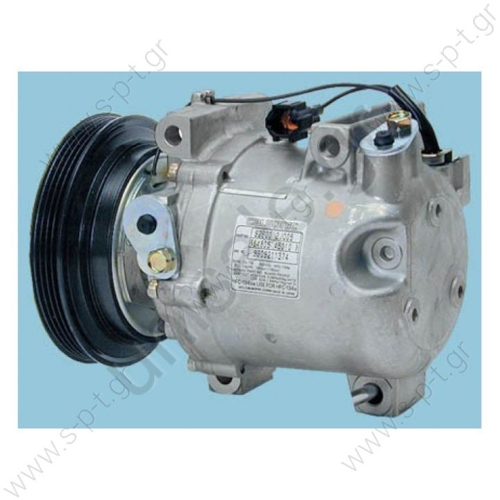 68446 (67446) MODEL NISSAN - ALMERA I (1.6) PRIMERA P11 (1.6) Compressor - CALSONIC MODEL - CR14 DIAMETER WHEEL - 138mm NUMBER PK - 4   No Original	92600-2J205/92600-2J004/92600-2J005/92600-2J205 ,84834-45010/92600-2J201 / 92600-2J203 / 92600-2J204 /  
