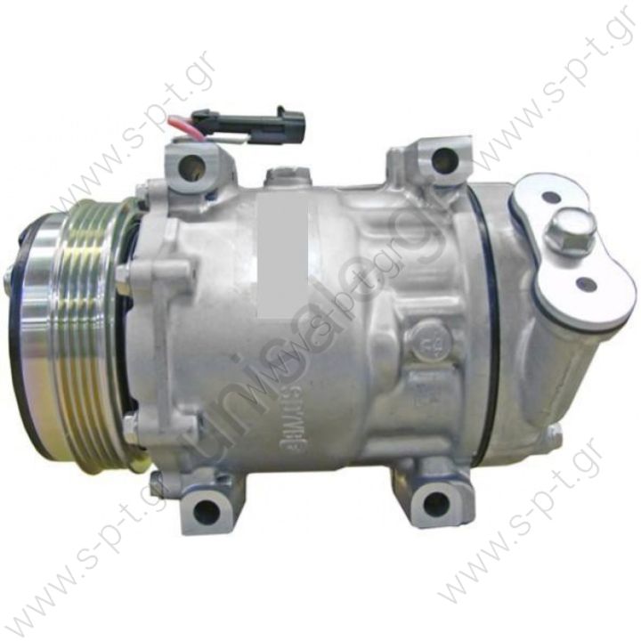 78618 (77618)  ΣΥΜΠΙΕΣΤΗΣ IVECO NEW DAILY I  COMPRESSOR FIAT / IVECO MODEL - DUCATO (2.3JTD); DAILY II (35,29) NUMBER PK - 4 WHEEL SIZE - 112MM Compressor - SANDEN 7V16 FIAT ModelEngine DUCATO DUCATO II2.3 JTD 04,02-08,04 81kW 81kW 2.3 JTD 09.04 -