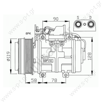 NRF 32039 Compressor, air conditioning MERCEDES 190 1982-1993 COUPE	1987-1993 E-CLASS	1993-1995 KOMBI Estate	1985-1993 S-CLASS	1979-1991 Saloon	1984-1993 SL	1971-1989 