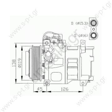 NRF 32042 Compressor, air conditioning DENSO DCP17014, Compressor, air conditioning MERCEDES C-CLASS Estate 	1996-2001 C-CLASS	1993-2000 CLK	1997-2002 CLK Convertible	1998-2002