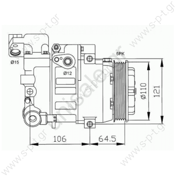 NRF 32175 Compressor, air conditioningMERCEDES A-CLASS 1997-2004