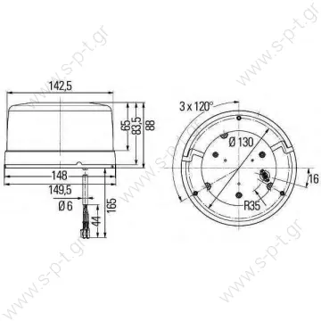 2XD 010 311-001  HELLA 2XD 010 311-001 (2XD010311001), Rotating Beacon Description LED Beacons with intelligent and eddicient electronics and all the advantages - 