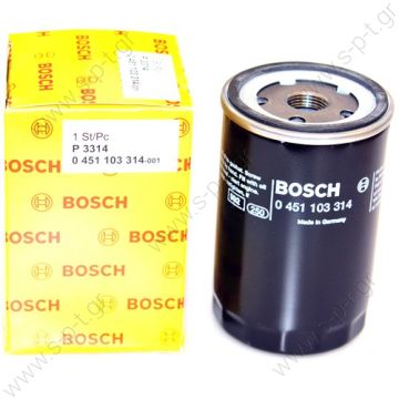BOSCH ΦΙΛΤΡΟ ΛΑΔΙΟΥ 0451 103 314 BOSCH ΦΙΛΤΡΟ ΛΑΔΙΟΥ 0451 103 314