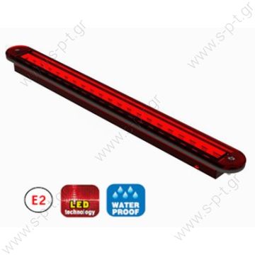 S3a12  S3a12 Exterior LED Lighting 3rd Stop Lamp (LED)  REF.NO	Rear Lamp Led 12V (IP-68) S3a12	20 LED’s, 3rd Stop Lamp  	  REF.NO	Rear Lamp Led 24V (IP-68) S3a24	20 LED’s, 3rd Stop Lamp S3a12  S3a12 Exterior LED Lighting 3rd Stop Lamp (LED)  REF.NO	Rear Lamp Led 12V (IP-68) S3a12	20 LED’s, 3rd Stop Lamp  	  REF.NO	Rear Lamp Led 24V (IP-68) S3a24	20 LED’s, 3rd Stop Lamp