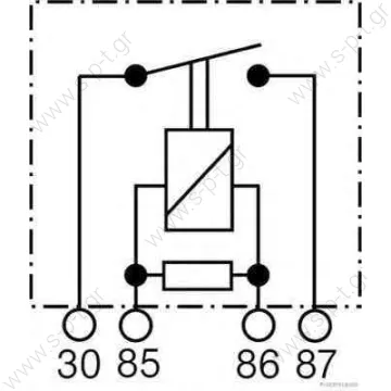 ΡΕΛΕ 75613149 VOLKSWAGEN 8D0 951 253 (8D0951253), Relay VOLKSWAGEN 443 951 253 J (443951253J), Relay, main current  Ignition Cooling Fan Relay 213 VW Audi Jetta Golf GTI A4 A6 Passat 443 951 253 J  - 
