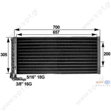 8FC351300061, BEHR-HELLA  ΣΥΜΠΥΚΝΩΤΗΣ (ΨΥΓΕΙΟ A/C) MAN F2000 III >93    ΨΥΓΕΙΑ A/C     ΚΟΝΤΕΝΣΕΡ ΣΥΜΠYΚΝΩΤΕΣ MAN SERIE 2&3   30311378 Man F2000 81619200012  Condenser, air conditioning MAN F 2000	1994-...  Hella: 8FC 351 300-061  Art. No. 3.82201 - 