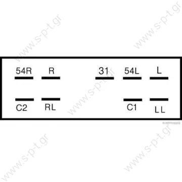 MAN 81.25311.0005 (81253110005), Flasher Unit  MAN 895112000  81.25311-0005  Relais Original Man 81.25311-0023 / 81253110023 - 