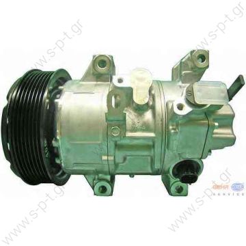 NRF 32649, ΣΥΜΠΙΕΣΤΗΣ TOYOTA AVENSIS DENSO 5SE12C    Compressor, air conditioning TOYOTA AVENSIS Estate	2003-... AVENSIS Saloon	2003-... AVENSIS	2003-... COROLLA Verso	2004-... - 