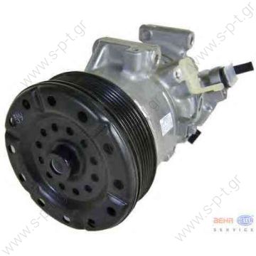 NRF 32645, ΣΥΜΠΙΕΣΤΗΣ TOYOTA AVENSIS DENSO 5SE12C          Compressor, air conditioning TOYOTA AVENSIS Estate 	2003-... AVENSIS Saloon 	2003-... AVENSIS 	2003-... - 