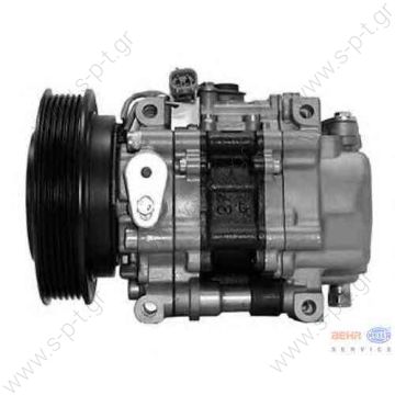 58754 (57754) ΣΥΜΠΙΕΣΤΗΣ ALFA 145/146/155   Compressor Denso complete    ALFA ROMEO / FIAT / LANCIA MODEL - 155/MAREA/BRAVO ALFA ROMEO : 46479556 FIAT : 46479556     DENSO = DCP09009  DENSO = 442500-2151, 447300-4660  MODEL = TV12SC - 
